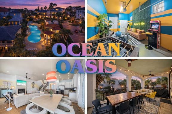 Walk to Private Beach, Heated Pool, Hot Tub, Gated - Image 1